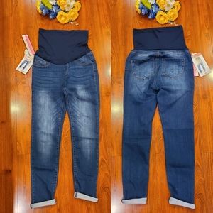 S.O.N.G Maternity Curvy  Skinny Ankle Deim Jeans